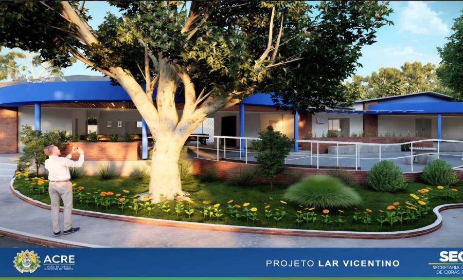 Governo do Acre entrega, neste domingo, espaço provisório para acolher idosos do Lar Vicentino